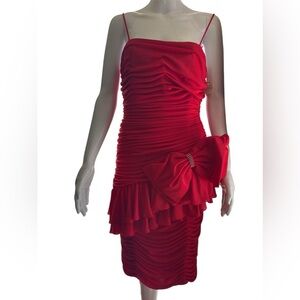 Beautiful red party dress size 8